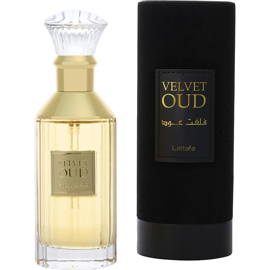 Velvet Oud Eau De Parfum Spray for Men By Lattafa
